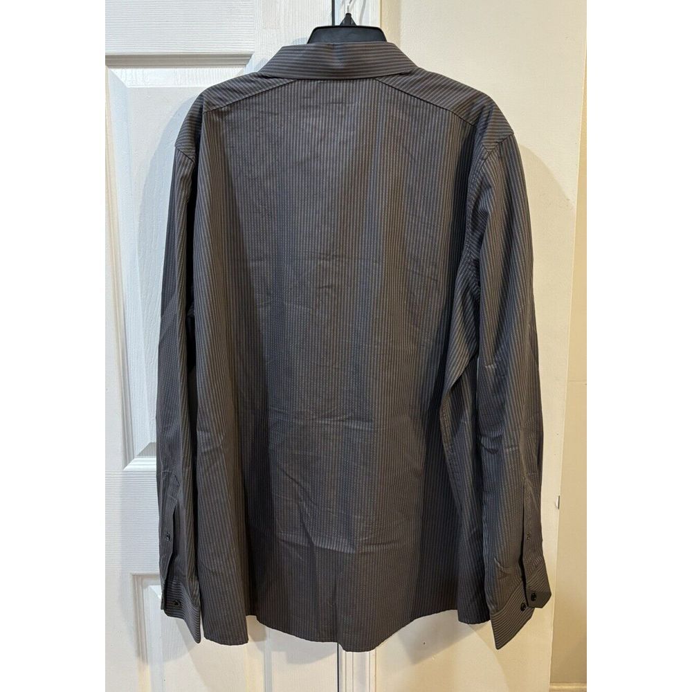 Rock & Republic Men's Sz XXL Long Sleeve Button Down Shirt‎ Gray Pockets - Picture 3 of 7